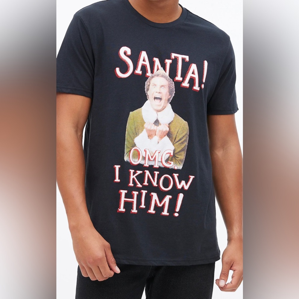 Men’s Elf Christmas T-Shirt NWT